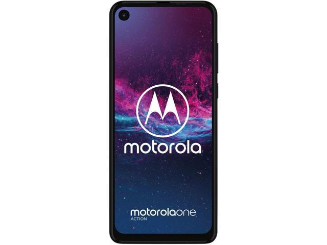 Motorola Moto One Action XT2013 128GB Unlocked GSM Dual SIM Phone w/ 12MP Camera