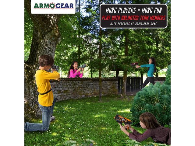ArmoGear Infrared Laser Tag Blasters and Vests Laser Battle Mega Pack Set of 4 