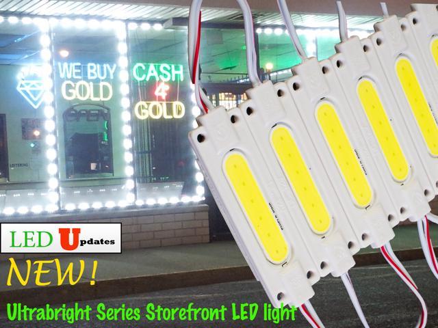 20ft STOREFRONT LED LIGHT COB SERIES WITH UL POWER SUPPLY (Brighter than 3528, 5050, 5630 and 5730)