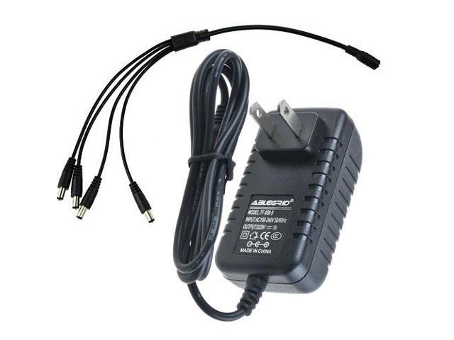 12VDC 2A 2000mA Security Camera Power Supply Adapter & Splitter QSee Zmodo LOREX 