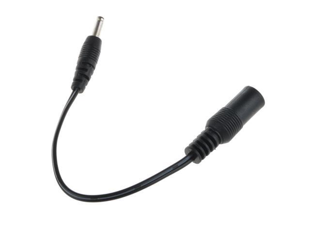 5.5mm 2.1mm Female Jack to 3.5mm 1.35mm male Plug DC Power Supply Cord Connector