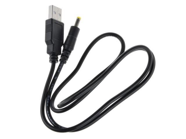 USB-A to DC 5v 4.0mm/1.7mm power cable lead 80cm charger for Pioneer DJ DDJ 