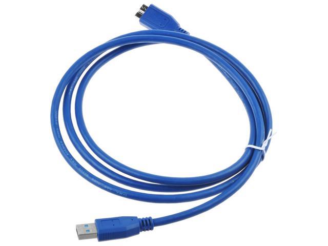 3.0 USB Data Transfer Charger Cable for Verbatim solid state Hard Drive 47449 