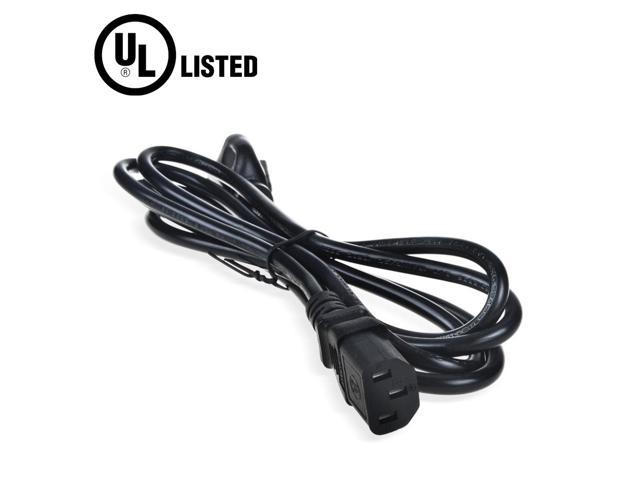 6ft UL AC Power Cord for InFocus 7200 IN72 IN2116 IN3114 LP600 DLP Projector 