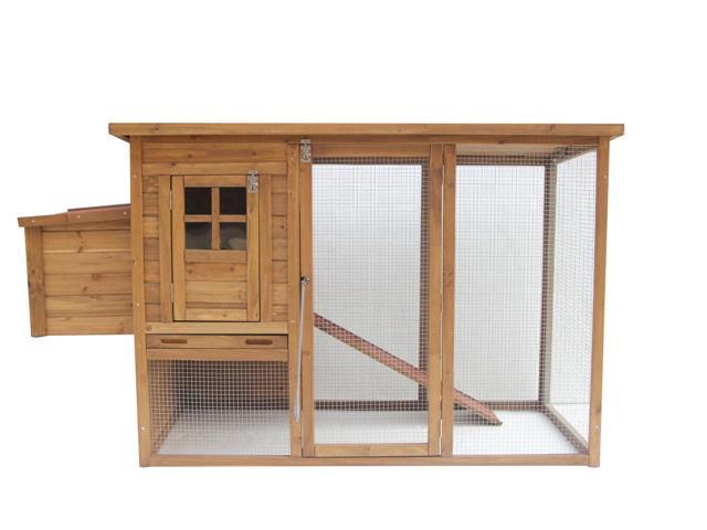 Lovupet 72 Deluxe Wooden Chicken Coop Backyard Nest Box Pet Cage Rabbit Hen Hutch 0709 Neweggcom