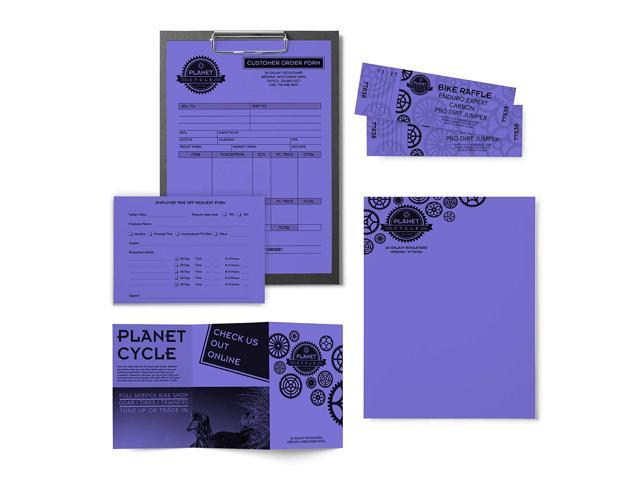 91667 500 Sheets 8.5 x 11 24 lb/89 gsm purple Astrobrights Color Paper Vicacious Violet 