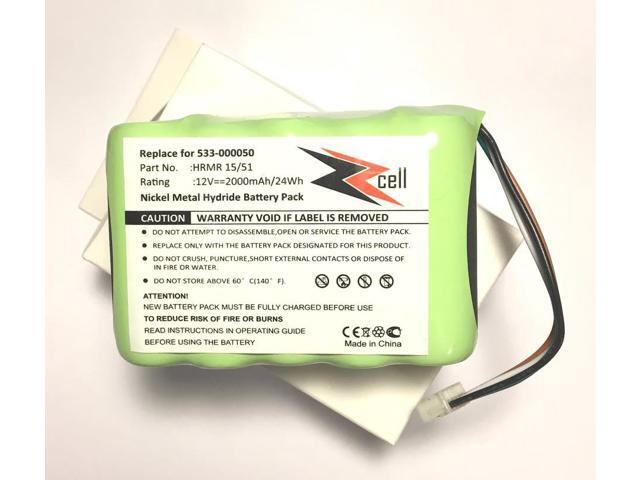 2000mAh Ni-MH Battery for Logitech Squeezebox Radio 533-000050 HRMR15//51