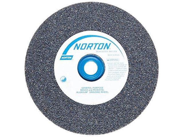 NORTON 66253161395 Grinding Wheel,10in Dia,AO,60/80G,Brown