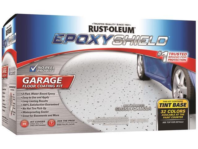 Epoxyshield 251966c Garage Floor Kit Amine Cured Epoxy 1 Car Kit