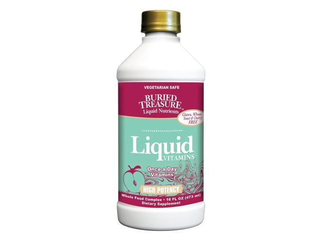 Vitamins Liquidhigh Potency Buried Treasure 16 Oz Liquid