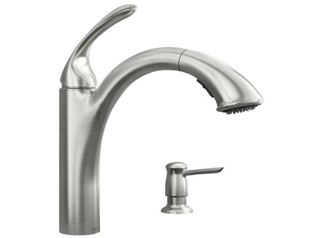 Moen 87035srs Kinzel Spot Resist One Handle Low Arc Kitchen Faucet Moen 87035srs Kinzel Spot Resist One Handle Low Arc Kitchen Faucet Stainless Steel