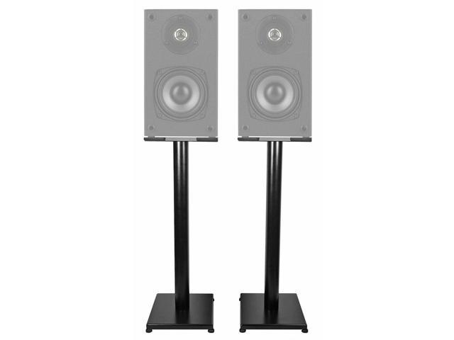 2 Black 29 Steel Speaker Stands For Dayton Audio B452 4 5