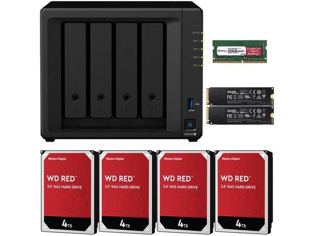 2 x 4TB DS720 of PRO NAS Drives Fully Assembled and Tested by CustomTechSales 2-Bay DiskStation Bundle with 6GB RAM and 8TB 