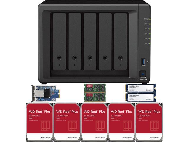 Synology DS224+ 2-Bay NAS with 2GB RAM and 16TB (2 x 8TB) of Synology Plus  Drives Fully Assembled and Tested By CustomTechSales 