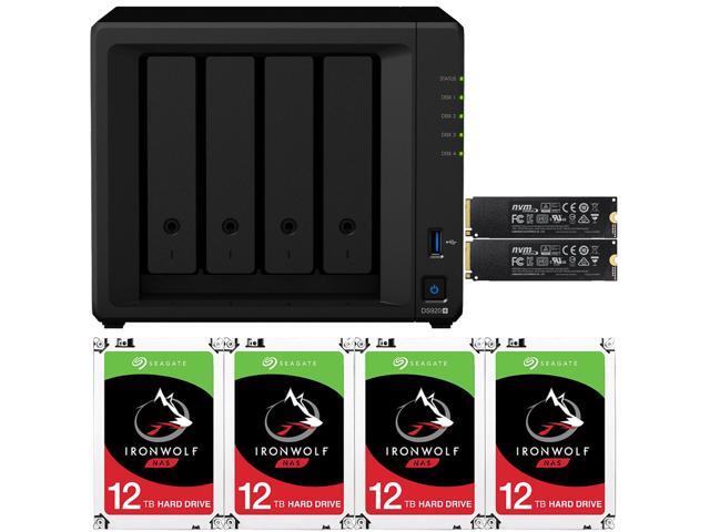 2 x 250GB of PRO NAS Drives and 500GB DS1520+ 5-Bay DiskStation Bundle with 8GB RAM and 30TB NVME Cache Fully Assembled and Tested by CustomTechSales 5 x 6TB 2 x 250GB of PRO NAS Drives and 500GB DS1520+ 5-Bay DiskStation Bundle with 8GB RAM and 30TB NVME Cache Fully Assembled and Tested by CustomTechSales 5 x 6TB