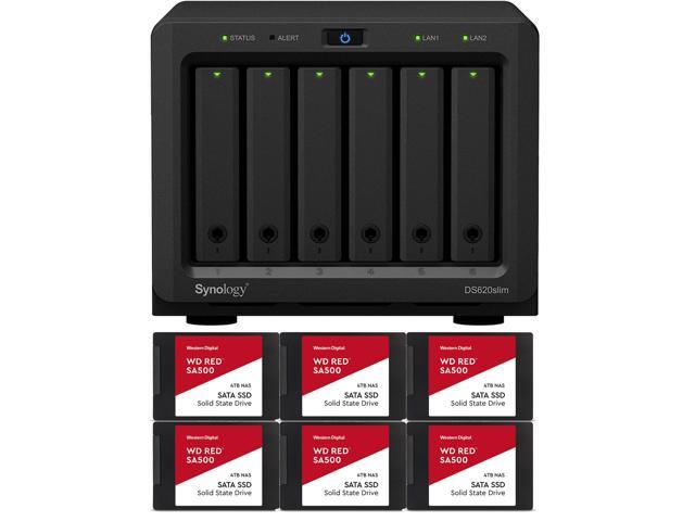 4 x 4TB Synology DS920 of Western Digital RED NAS Drives Fully Assembled and Tested by CustomTechSales DiskStation Bundle with 8GB RAM and 16TB