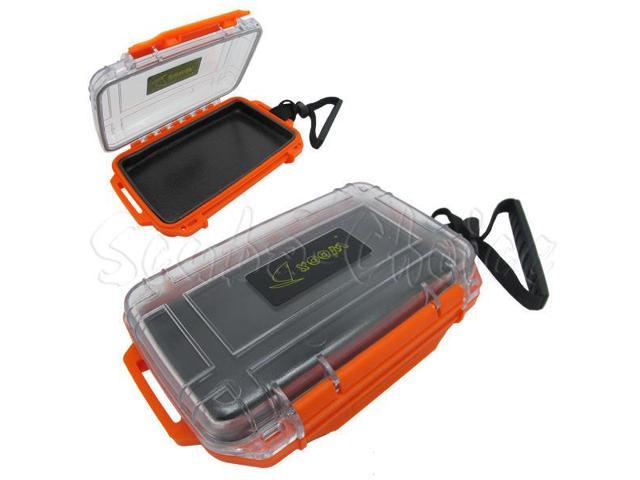 Scuba Diving Dive Waterproof Orange Dry Box Case Container w/ Lanyard ...