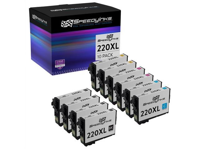 Speedyinks Replacement For Epson 220xl Ink Cartridges 220 Xl High Yield 4 Black 2 Cyan 2 2901
