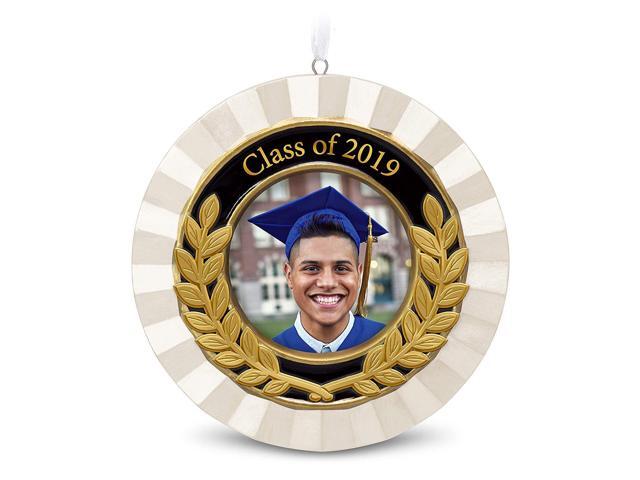Hallmark Keepsake 2019 Year Dated Graduation Porcelain And Metal Photo Frame Ornament Congrats Grad 2018 Newegg Com