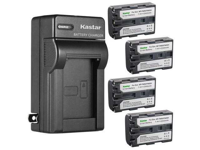 Kastar 4-Pack Battery and AC Wall Charger Replacement for Sony DCR ...