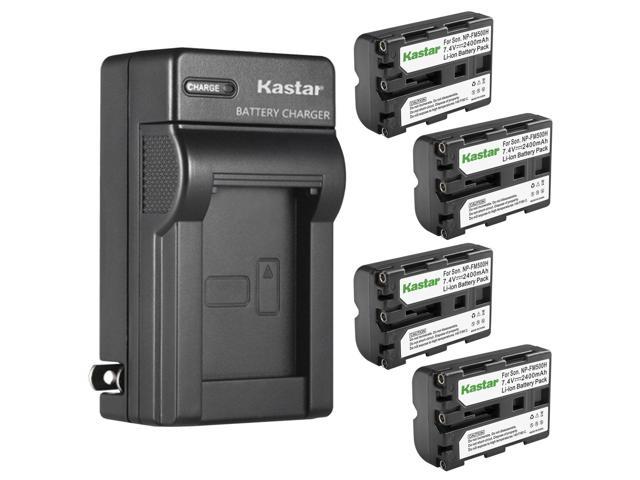 Kastar 4-Pack Battery and AC Wall Charger Replacement for Sony Alpha ...