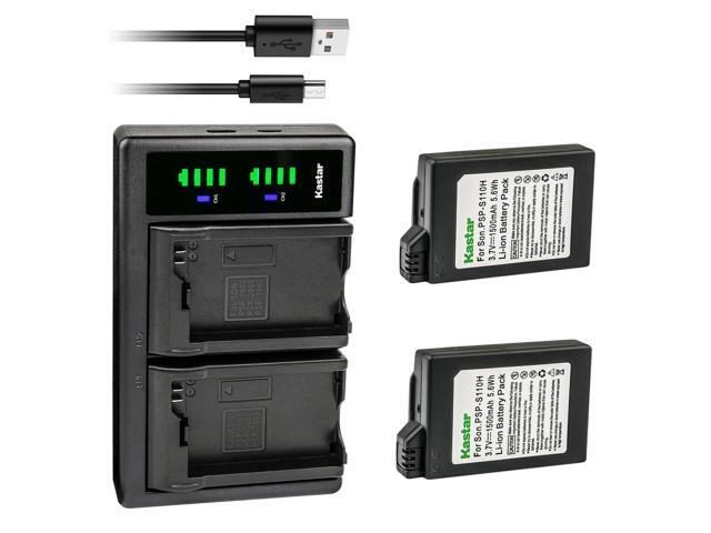 1 batterie 1. - 3600mAh PSP1000 batterie-chargeur de batterie PSP-1000 pour Sony PSP-110 PSP