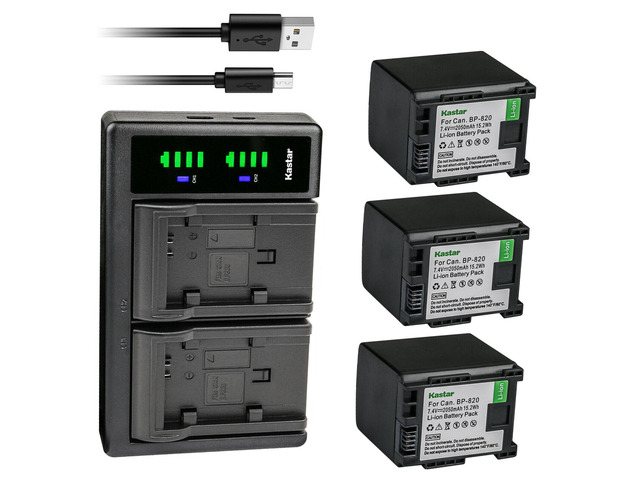 VINTRONS Akku Für Canon Camcorder – 7,4V 1500mAh Li-ion, Passt Für MV830, HV30, MVX30i & Mehr