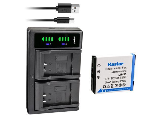 Kastar 1 Pack Battery And Ltd2 Usb Charger Compatible With Lectrosonics