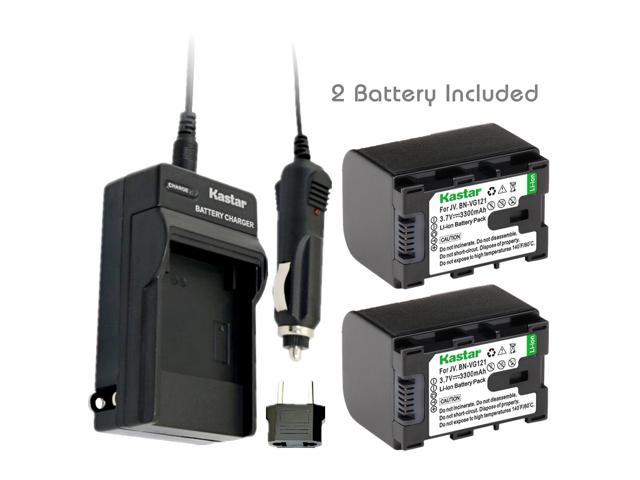 Kastar Bn Vg121 Battery 2 X And Charger For Jvc Bn Vg121 Bn Vg121u Bn Vg121us Bn Vg138 Bn Vg138u Bn Vg138us Bn Vg114 Bn Vg114u Bn Vg114us Bn Vg107 Bn Vg107u Bn Vg107us Battery Jvc Everio Camera Newegg Com