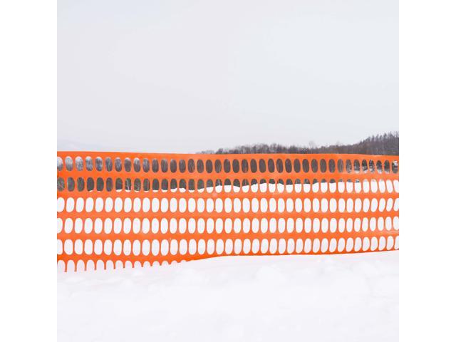 Bisupply 4 Ft Safety Fence 50 Ft Plastic Fencing Roll Orange Fencing