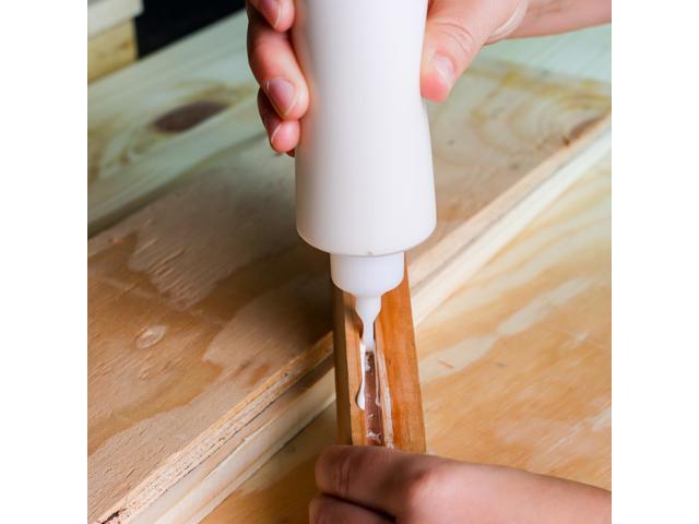 DCT Wood Glue Spreading Kit – 8 oz Bottle with Roller Applicator and Nozzle  Tips 