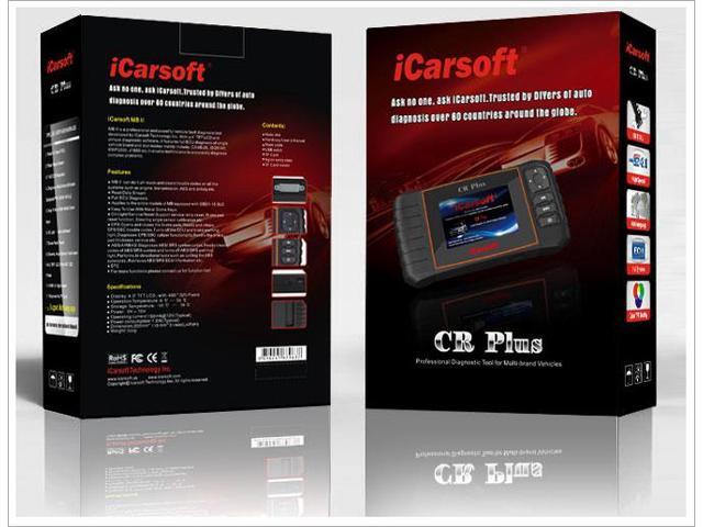 iCarsoft CR-PLUS Multi Car Systems OBD2/EOBD Scan Tool Fault Code Reader 