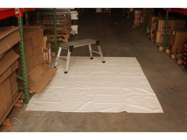 ABN Painters Beige Canvas Paint Drop Cloth XL 9’ x 12’ Foot for Painting