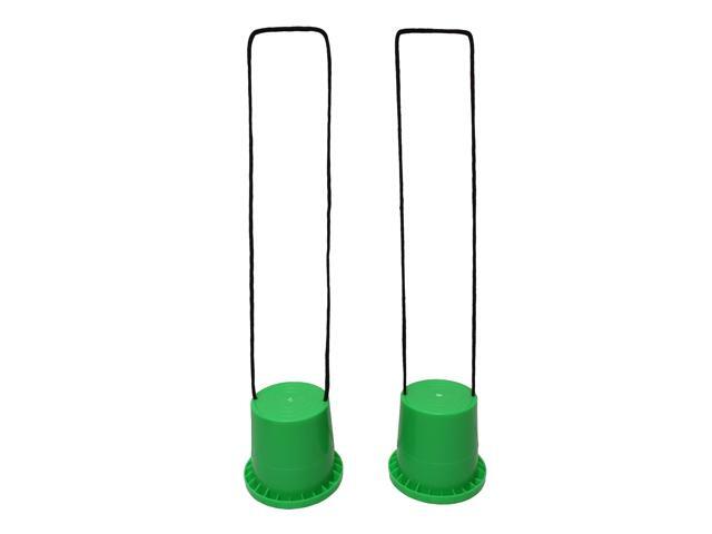 Bucket Stilts in Green – Walking Cups for Children – Kids Stepper Toy