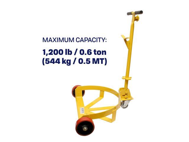 BISupply Plastic 30 55 Gal Drum Dolly Barrel Cart Barrel Dolly for 55 Gallon Drum Dolly 55 Gallon 30 Gallon Drum Dolly