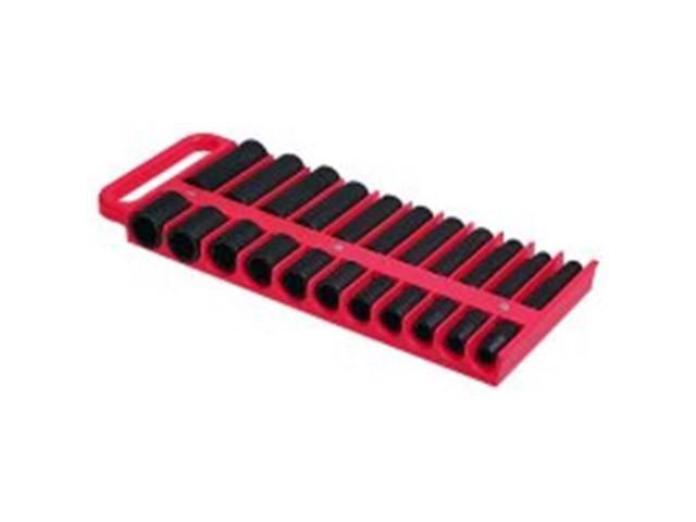 Lisle 40900 0.5 Inch 22pc Socket Holder - Red - Newegg.com