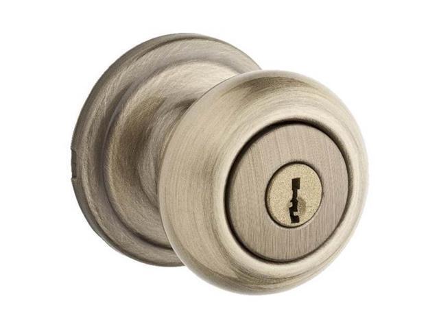 Kwikset Hancock Entry Door Lock With New Chassis 5 Pin Antique