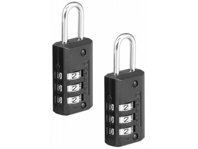 Master Lock 646T 3/4-inch Luggage Combination Lock with Resettable Code - 2-Pack