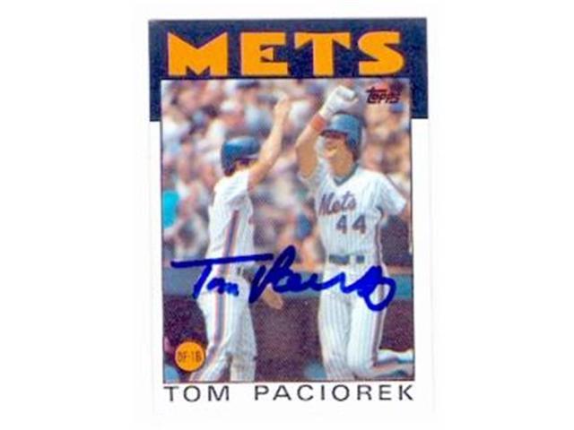 1986 mets autographed baseball