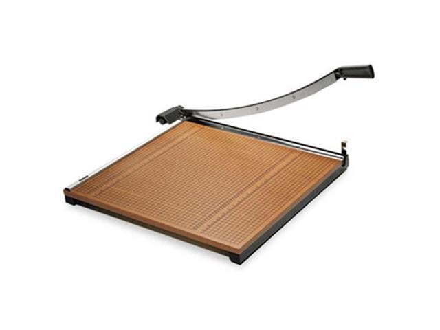 Photo 1 of X-ACTO Wood Base Guillotine Trimmer- 20 Sheets- Wood Base- 24" x 24"