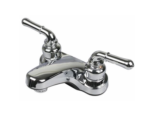 Ultra Faucets UF08042C Two-Handle Chrome Non-Metallic Series Lavatory Faucet