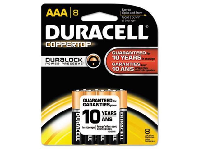 Duracell Mn2400b8z Duracell Coppertop Aaa Alkaline Battery, 8 Pk, 1 