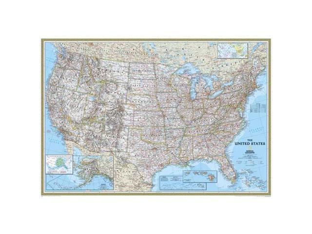 National Geographic United States Map Maping Resources