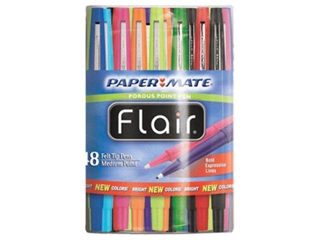 Paper Mate Pen,Flair,48/St,Ast 4651