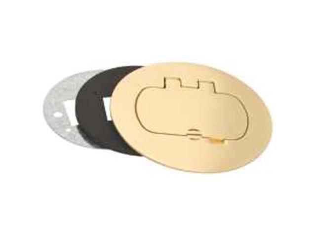 Carlon 663197 Single Door Round Duplex And Gfci Floor Box Cover Newegg Com