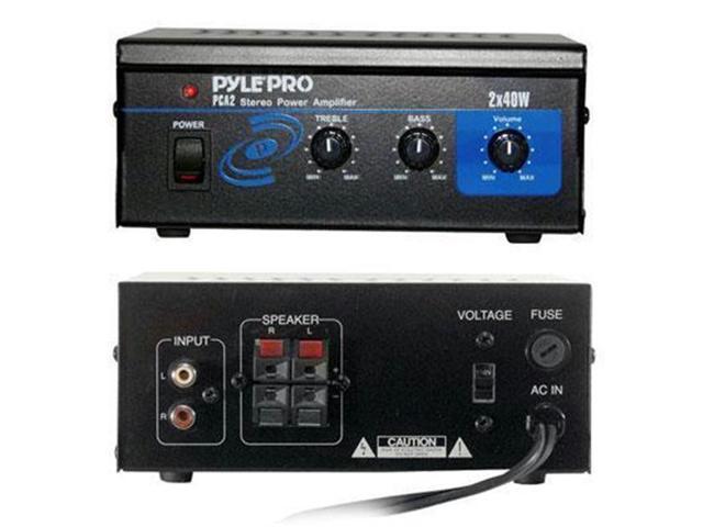 pyle pca2 2x40w stereo amplifier