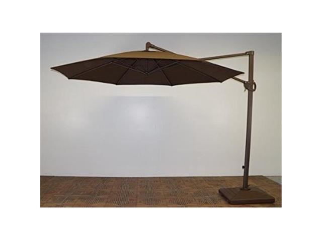 Shade Trends M952rb 110 11 Ft Trigger Lift Cantilever Umbrella Frame Doro Brown Canopy Kona Brown Newegg Com