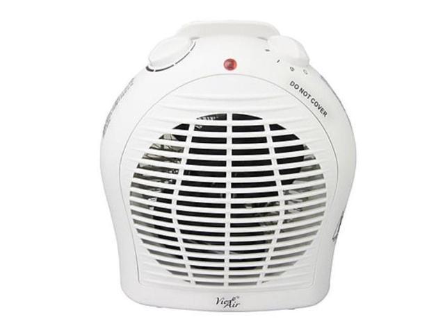 Photo 1 of Vie Air 1500W Portable 2-Settings Home Fan Heater, White