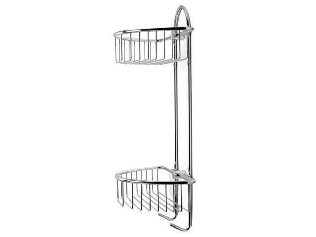 Alfi Brand Ab9534 Wall Mounted Double Basket Shower Shelf Bathroom Accessory Polished Chrome Newegg Com