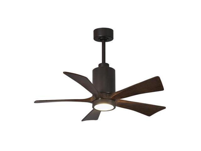 Atlas Pa5 Wh Wa 42 42 In Three Bladed Paddle Fan With Led Light Kit In Textured Bronze